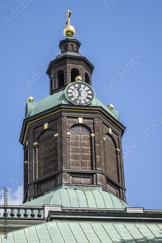 Kungsholm Church (Kungsholms kyrka, 1688) or Ulrika Eleonora Church (Ulrika Eleonora kyrka) - church at Bergsgatan on island of Kungsholmen in Stockholm, Sweden. photo