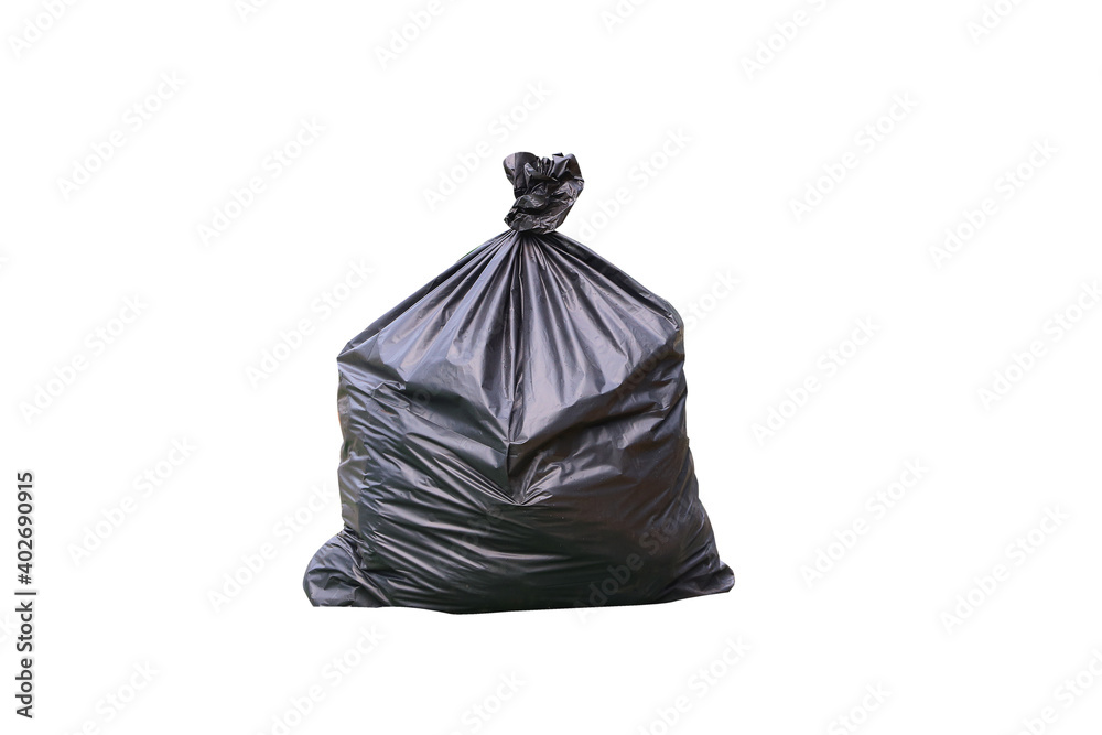 Garbage bag isolated on white background Garbage bag isolated on white background