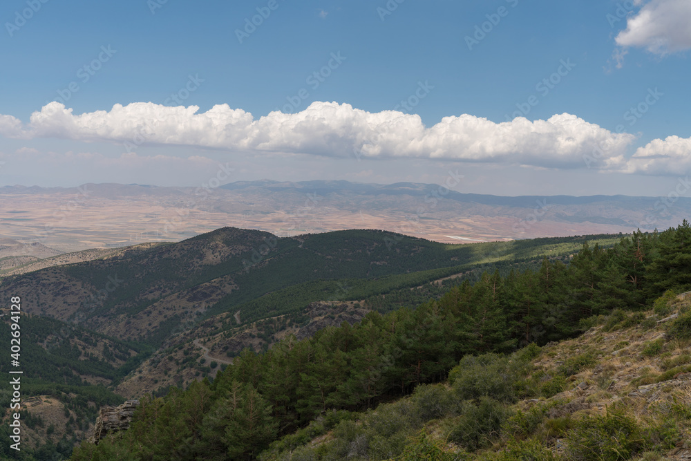 Fototapeta premium mountainous landscape in Sierra Nevada in southern Spain