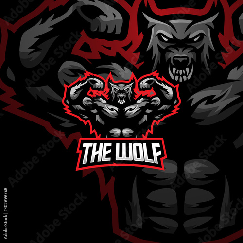The wold esport logo gaming team mascot