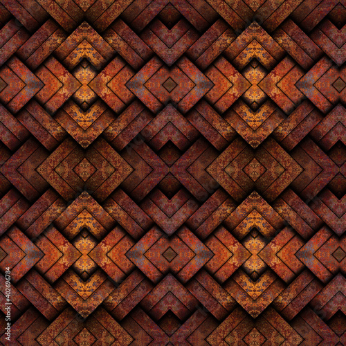 3D Illustration of Abstract Wood Background Texture Design 