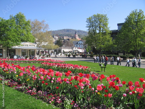 Goetheplatz im Kurpark Lichtentaler Allee in Baden-Baden in Baden-Württemberg photo