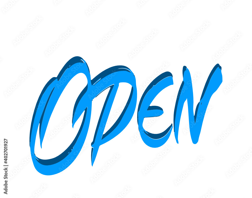Fototapeta premium Open closed
