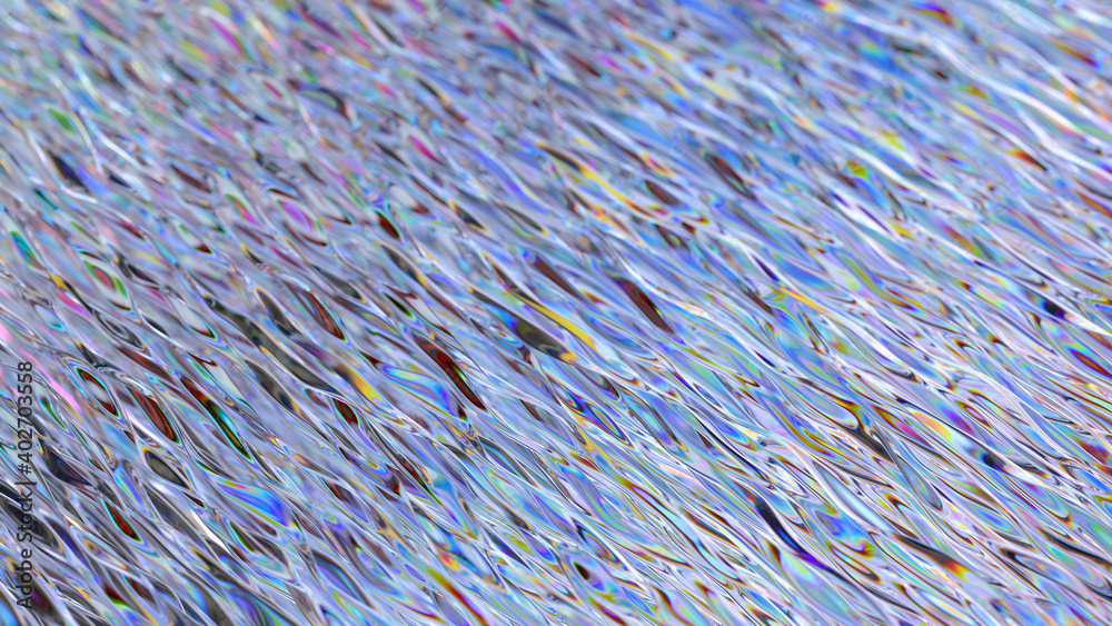 Abstract Holographic foil wave background. Rainbow metal background. Foil texture Abstract Holographic foil wave background. Rainbow metal background. Foil texture