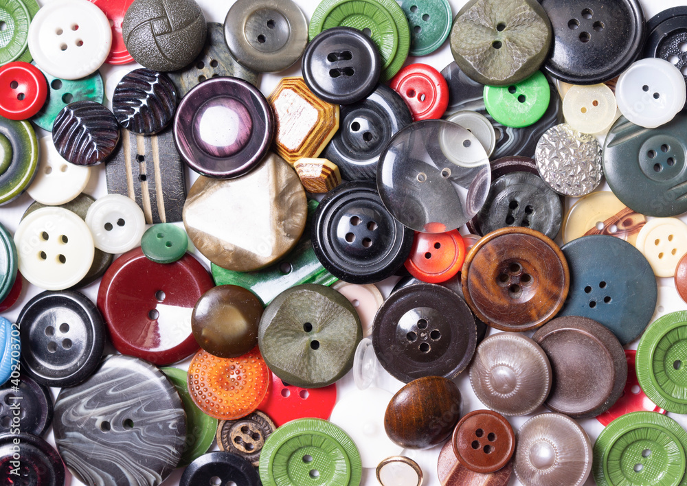 Buttons background. Sewing concept. Buttons background. Sewing concept.