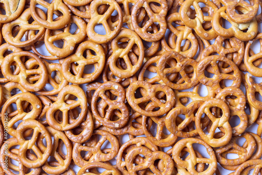 A light snack - crispy bread rings. Background. A light snack - crispy bread rings. Background.