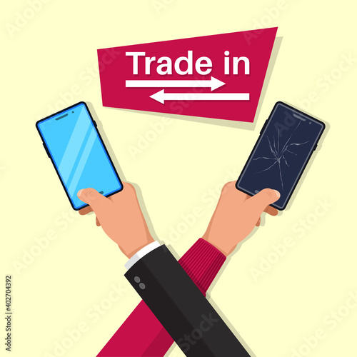 Two hands are holding