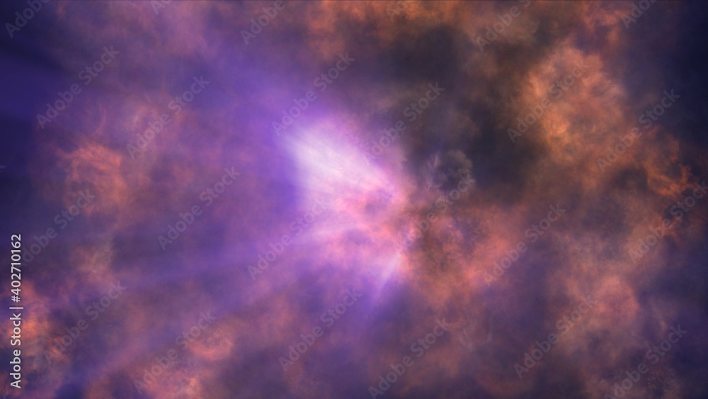 Fototapeta premium fire flame explosion in space