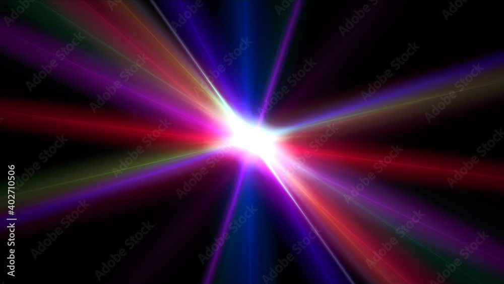 abstract star burst flash laser beam illustration