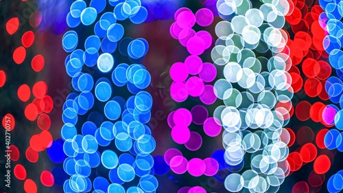 multicolored boke - Christmas background, merry Christmas . New Year concept 