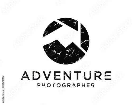 Landscape photography logo design inspiration on a white background.