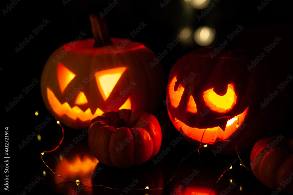 Fototapeta premium Halloween Kürbis