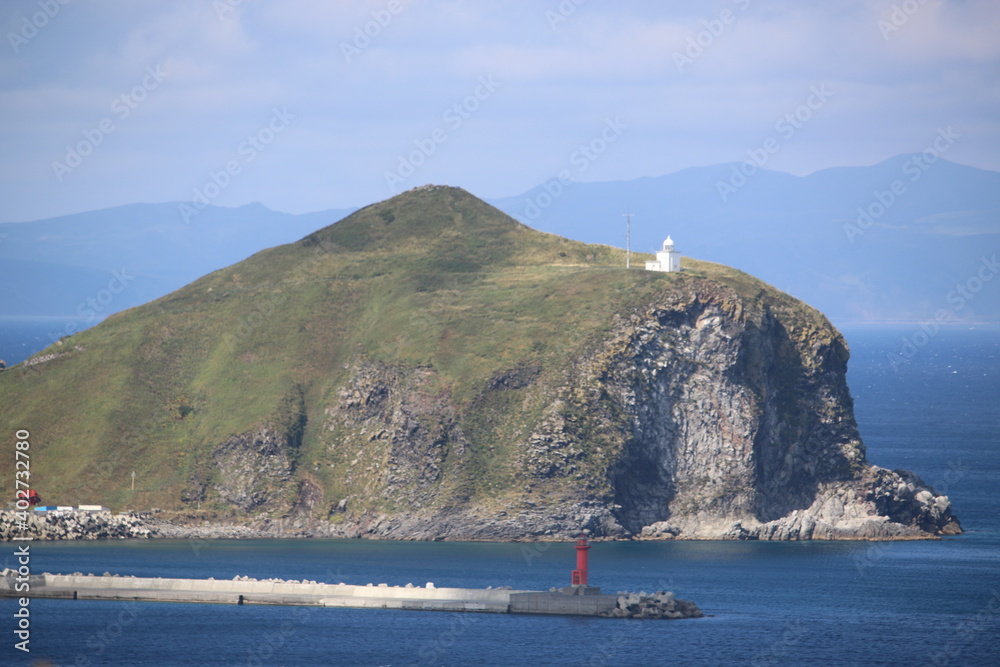 利尻島のペシ岬