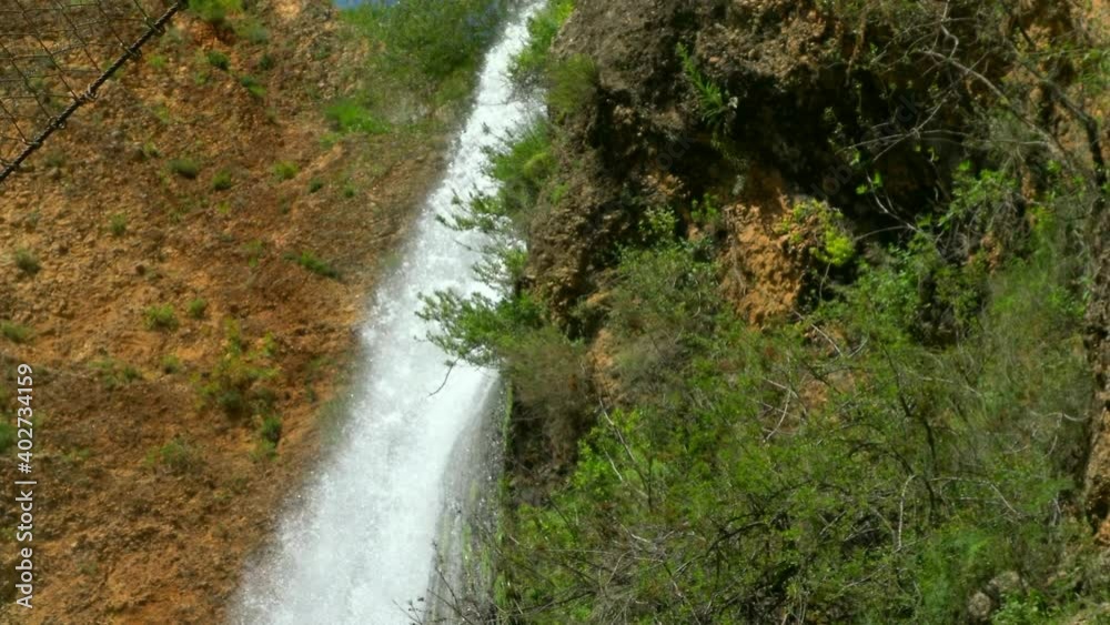 Tanur or Oven Waterfall (21 m) in Ayoun Nature Reserve, by the town of Metula, Upper Galilee, Israel. 4K Tanur or Oven Waterfall (21 m) in Ayoun Nature Reserve, by the town of Metula, Upper Galilee, Israel. 4K