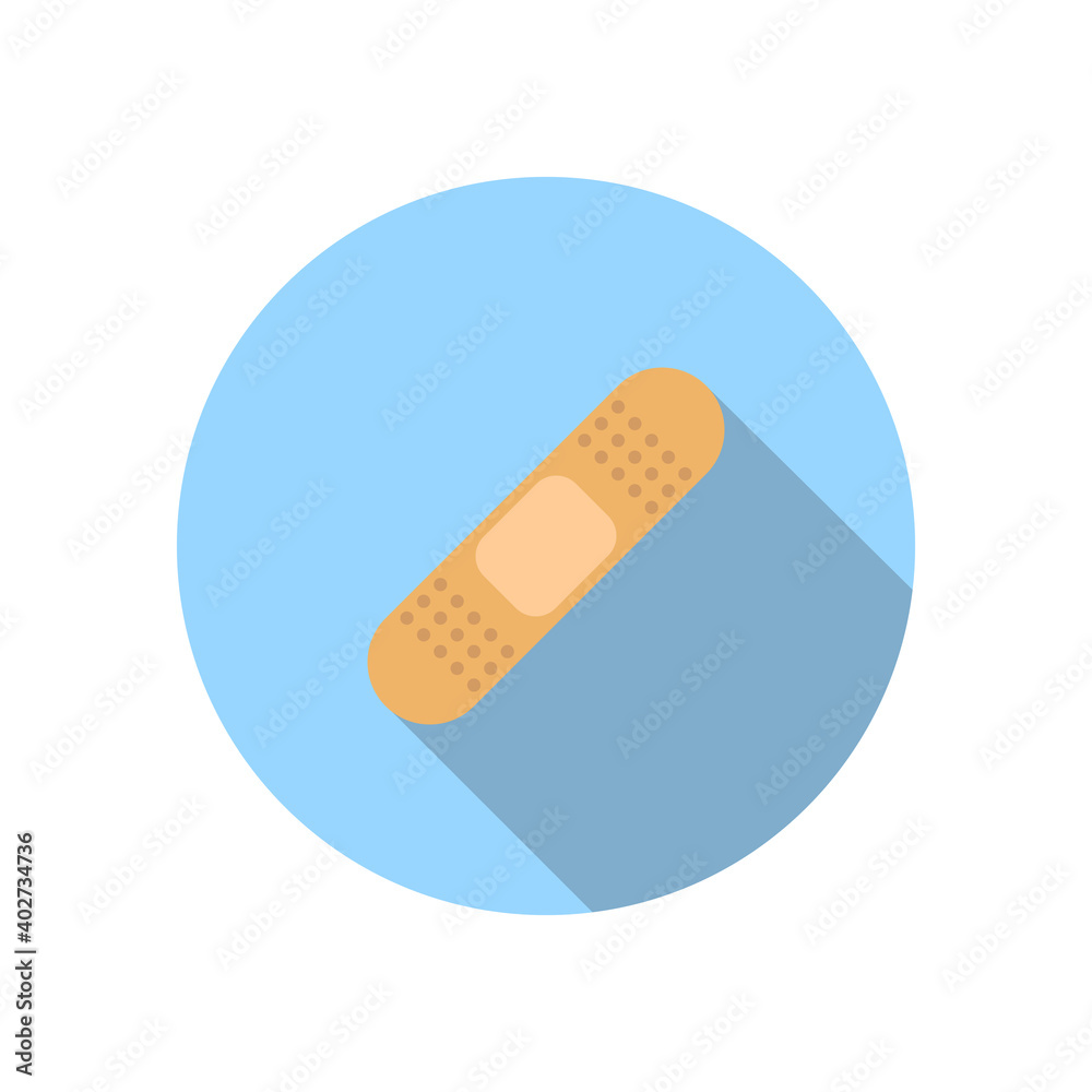 Medical patch icon. Vector illustration. Medical patch icon. Vector illustration.