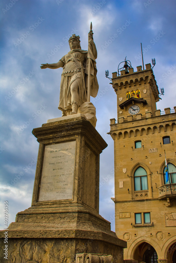 San Marino during covid period without tourists 