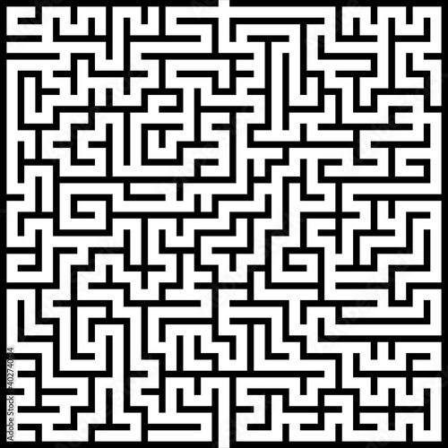 Grey Maze Texture Background Isolated Horizontal Format
