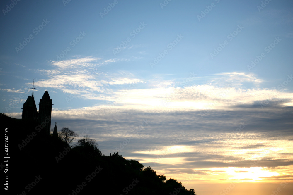 Obraz premium sunset over the sea