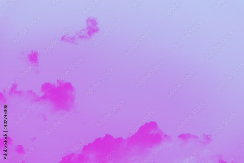 Abstract pastel violet fuchsia soft watercolor sky background