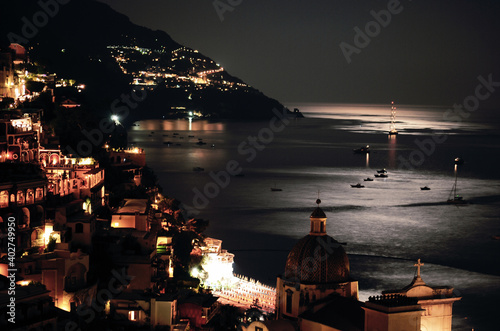 Positano night view