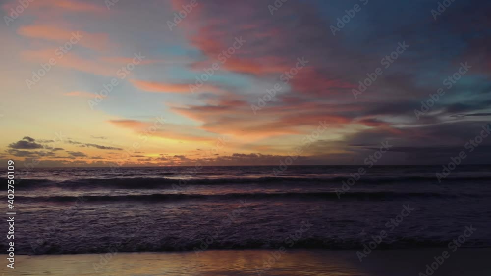 Flight at sunset overlooking the Indian Ocean in Bali Indonesia. Flight at sunset overlooking the Indian Ocean in Bali Indonesia.