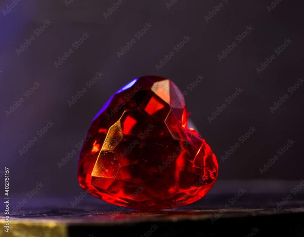 Valentine day. Gifts. Red heart. 