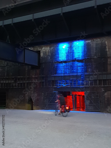 Beleuchtung im Landschaftspark Duisburg-Nord 