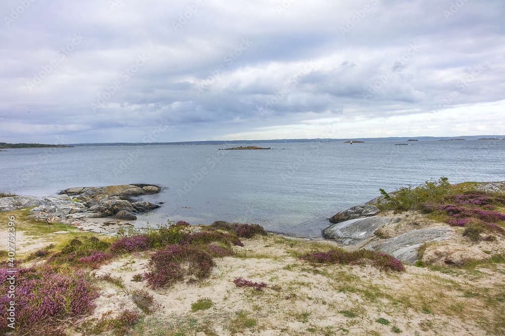 Landscape on Vrango Island. Vrango is the southernmost inhabited island in the Southern Gothenburg Archipelago. Sweden.