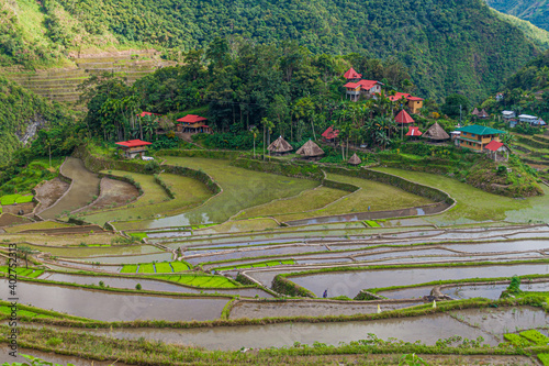 View of Batad rice terraces, Luzon island, Philippines © Matyas Rehak