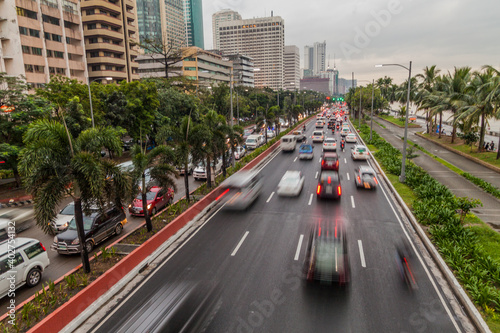 Roxas boulevard in Ermita district in Manila, Philippines © Matyas Rehak