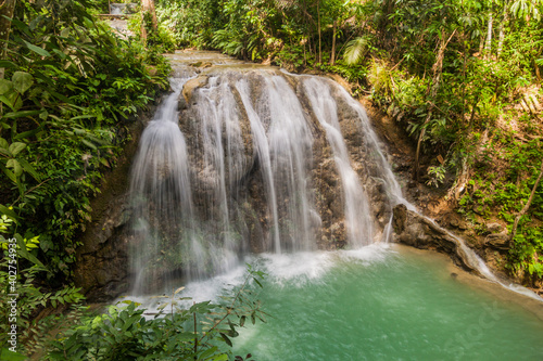 Lugnason Falls on Siquijor island  Philippines