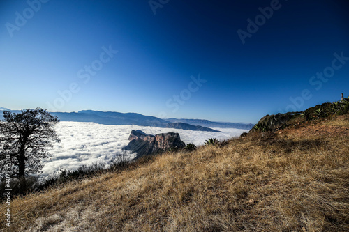 Aerial Shot from Mirador 4 Palos  Pinal de Amoles  Quer  taro  M  xico