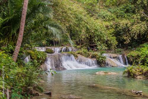 Cambugahay Falls on Siquijor island  Philippines.