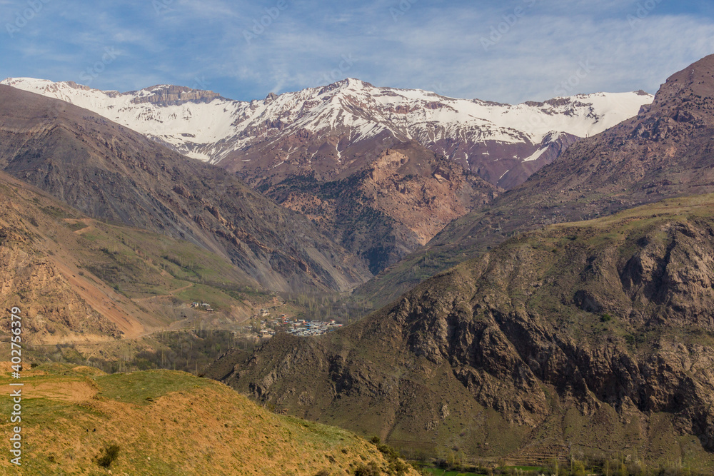 Mountains of Alamut valley in Iran