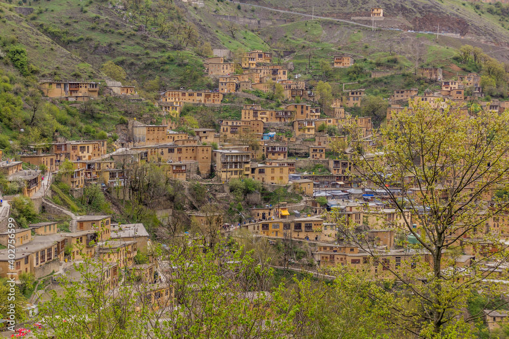 Traditional village Masuleh in Gilan province, Iran