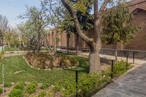Courtyard of Sheikh Safi Al-Din Ardabili Shrine in Ardabil  Iran