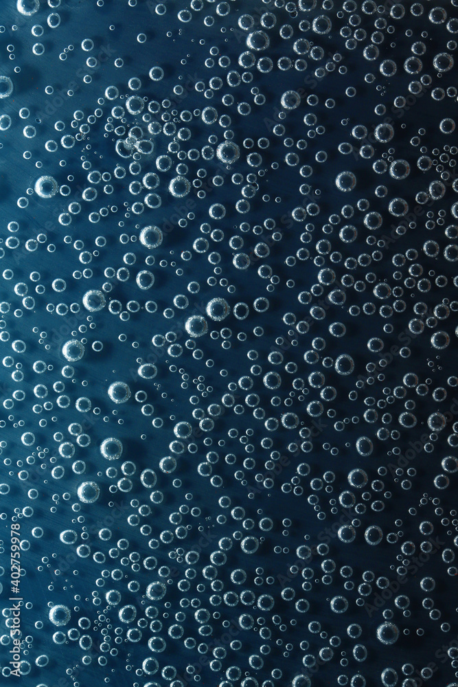 A background of air bubble trapped under water