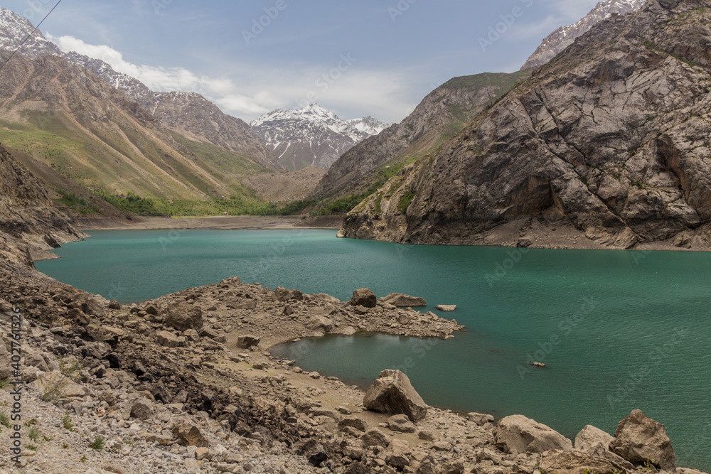 Marguzor lake in Haft Kul in Fann mountains, Tajikistan