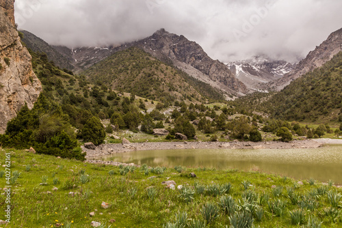 Small lake in Fann mountains  Tajikistan