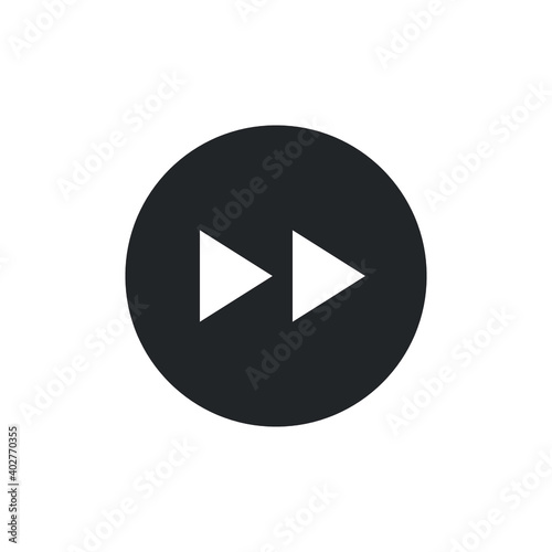 Fast forward glyph icon for web template and app. Vector illustration. design on white background. EPS 10 Free Download Fast forward glyph icon for web template and app. Vector illustration. design on white background. EPS 10 - GFXLoad