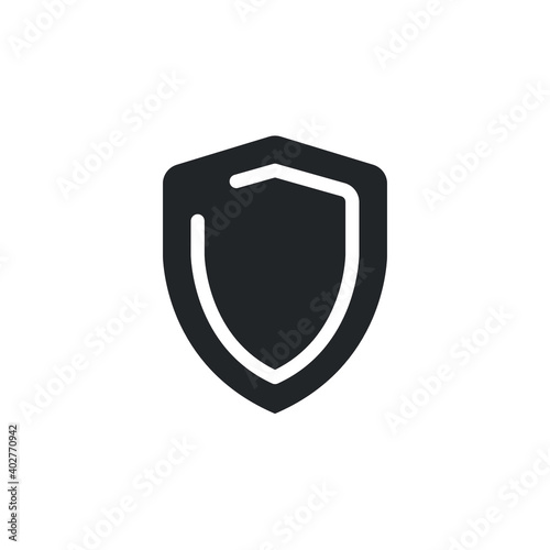 Free Download Shield glyph icon for web template and app. Vector illustration. design on white background. EPS 10 - GFXLoad