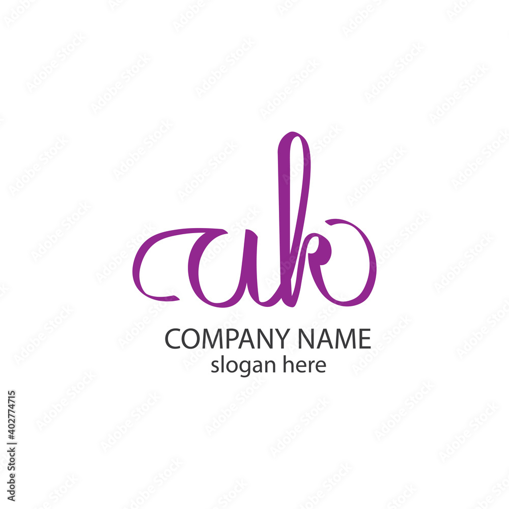 initials logo handwritten design vector initials logo handwritten design vector