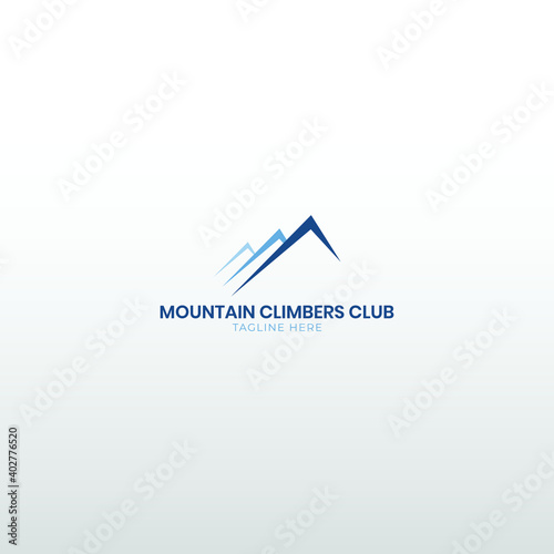 Free Download Logo Mountain Climbers Club . suitable for your company in the climbing field - GFXLoad