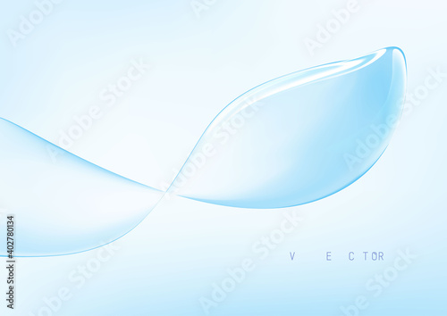 Wave Liquid shape in multi color background. Vector illustration EPS10