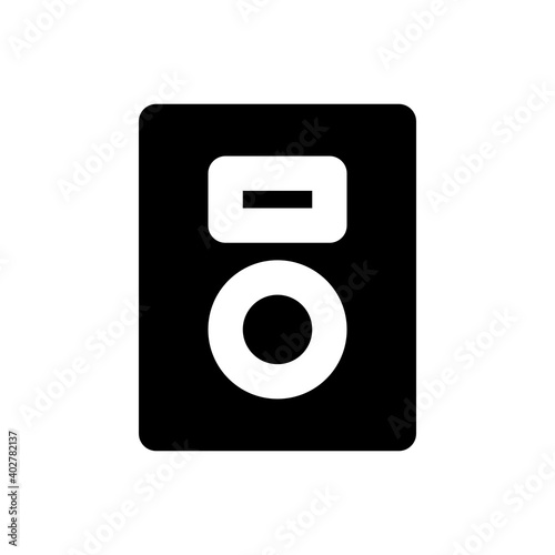 Glyph style audio speaker user interface icon