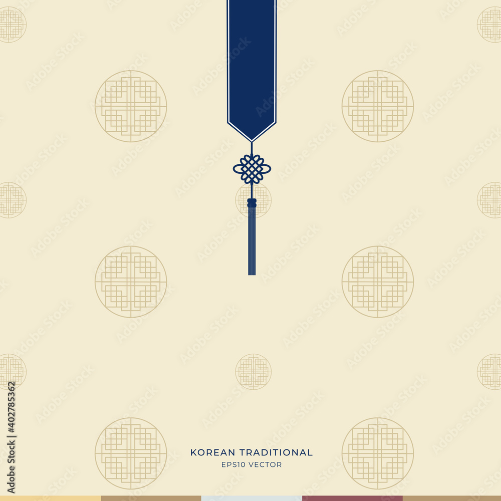 한국전통배경 korean tradition background Stock Vector | Adobe Stock