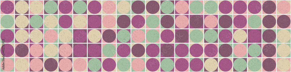 Fototapeta premium Abstract Geometric Pattern generative computational art illustration