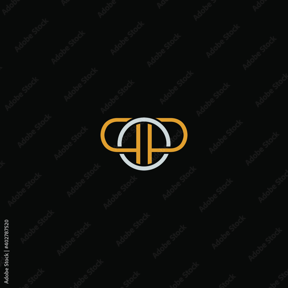 letter PP or P logo graphic design vector template