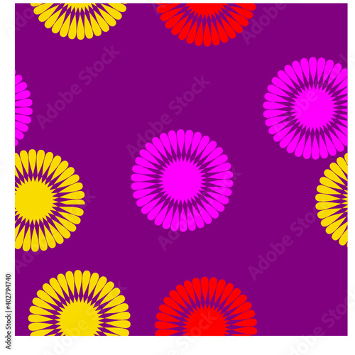 Wonderful vector repeating pattern. Fabric  packing.