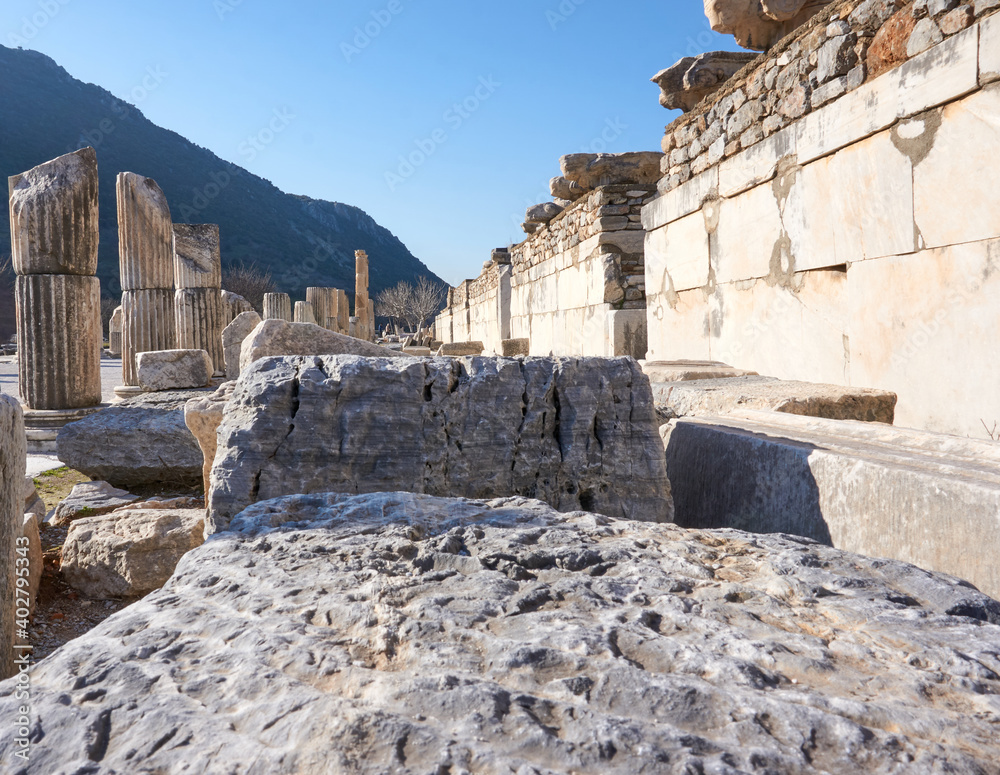 Obraz premium Ruins of Ephesus in Turkey